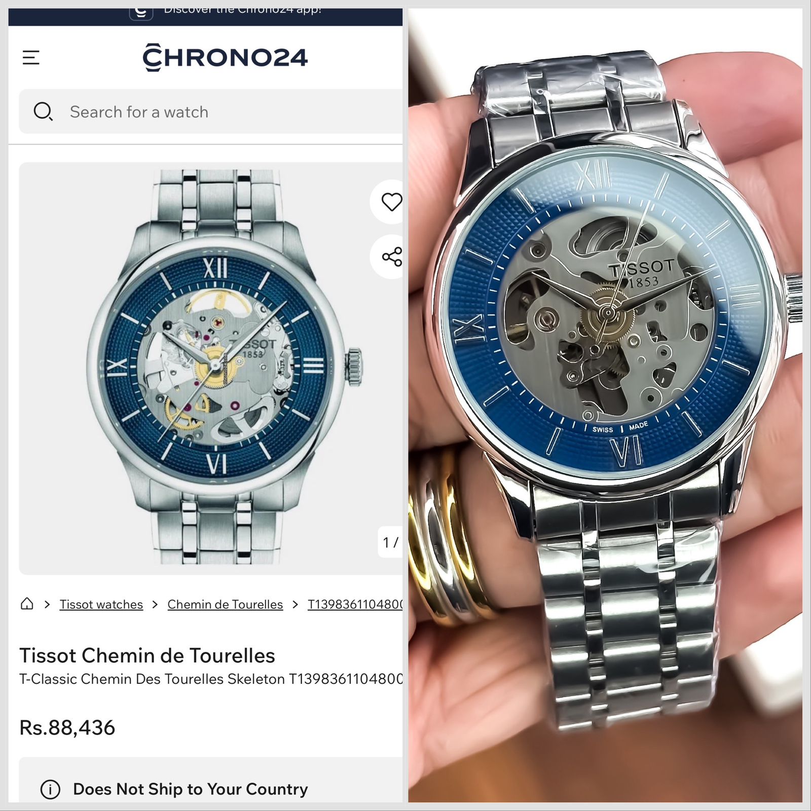 Tissot Skeleton Automatic